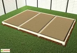 Décor Et Jardin Plancher En Bois Brut Pour Studio De Jardin Como 11 M² -Abri et rangement boutique plancher chalet jardin etape 3 1