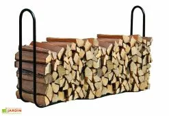 Shelter Logic Porte-bûches En Acier Inoxydable – 244 Cm
