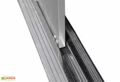 Spacemaker Abri De Jardin En Acier Galvanisé Gris Anthracite 8 M² -Abri et rangement boutique porte coulissante cabane jardin acier galvanise gris anthracite