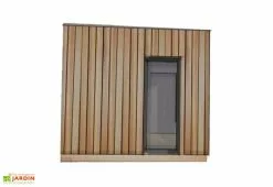 M² Espace Jardin Porte Fenêtre Alu 80x215 Double Vitrage Pour Bungalow Studio