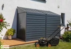 Spacemaker Armoire De Jardin En Acier Galvanisé 124 X 295 Cm