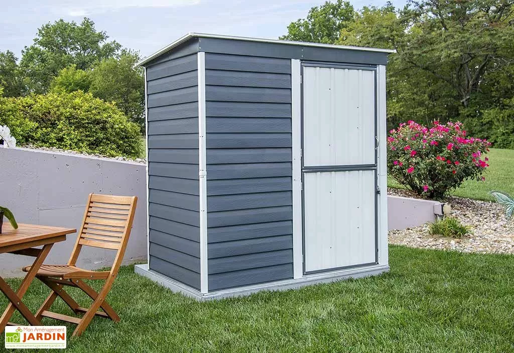 Spacemaker Remise De Jardin En Acier Galvanisé 203 X 116 Cm 4 Spacemaker Remise De Jardin En Acier Galvanisé 203 X 116 Cm – Image 2