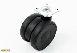 Telluria Roues En Polyamide Pour Coffre De Rangement Ø 6,5 Cm -Abri et rangement boutique roue vue haut