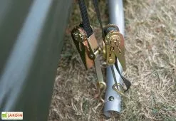 Shelter Logic Garage En Toile Polyéthylène Et Acier 18,3 M² -Abri et rangement boutique sangle garage souple polyethylene acier 18m2