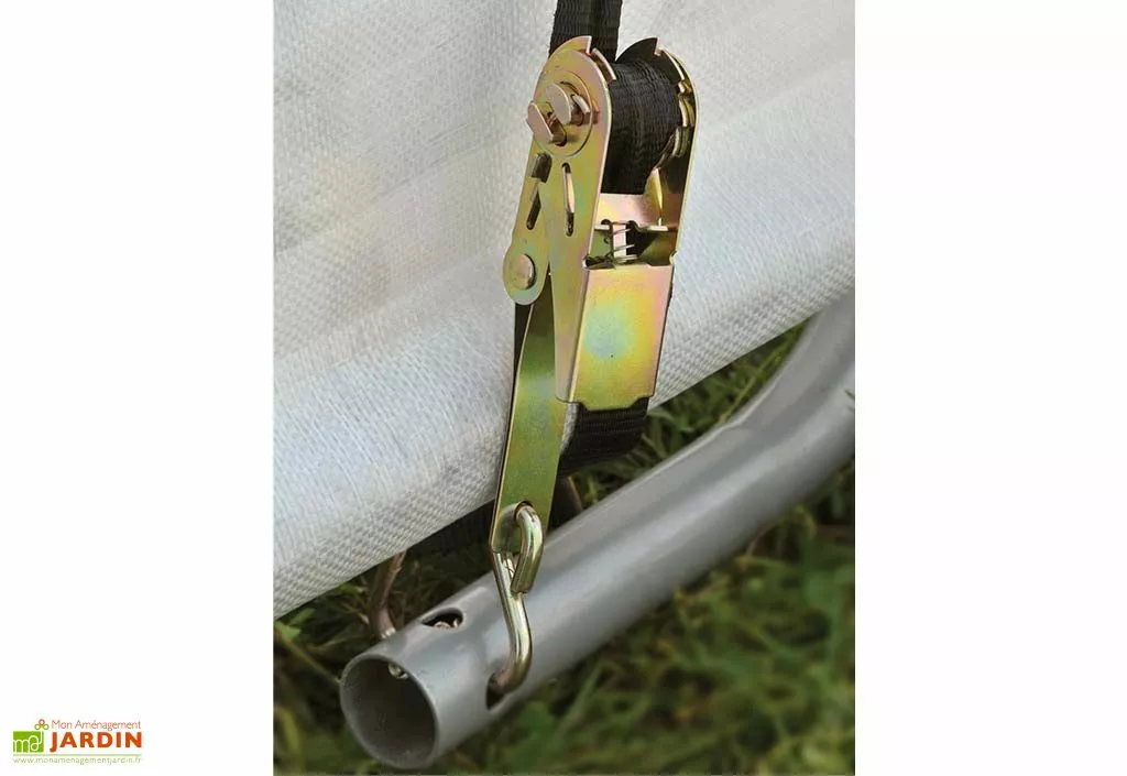 Shelter Logic Garage En Toile Polyéthylène Et Acier 18,3 M² Anthracite 6 Shelter Logic Garage En Toile Polyéthylène Et Acier 18,3 M² Anthracite – Image 5