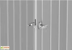 Abri De Jardin En Acier Galvanisé Duramax Modern 4,5 M² -Abri et rangement boutique serrure cabane jardin acier galvanise duramax modern gris