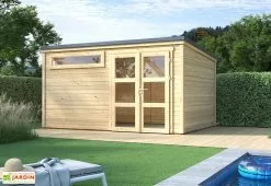 Forest Style Abri De Jardin En Bois D’épicéa Brut Shelty Modern – 11 M²