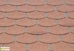 Shingle Rouge Pour Abris Jardin Solid (Paquet 3m²)