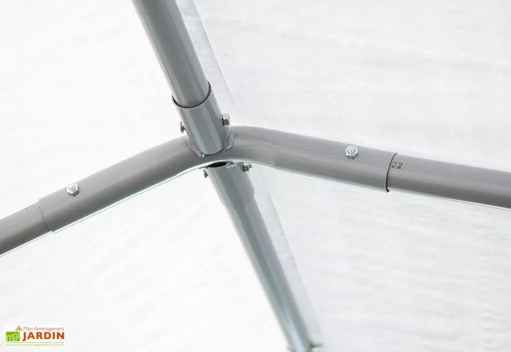 Shelter Logic Garage En Toile Polyéthylène Et Acier 18,3 M² Anthracite 5 Shelter Logic Garage En Toile Polyéthylène Et Acier 18,3 M² Anthracite – Image 4