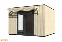 Décor Et Jardin Studio De Jardin Modulable En Bois De Sapin Brut Como 13 M² -Abri et rangement boutique studio jardin modulable bois sapin brut como 13 m
