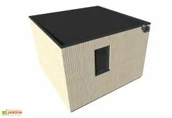 Décor Et Jardin Studio De Jardin Modulable En Bois De Sapin Brut Como 13 M² -Abri et rangement boutique studio jardin modulable bois sapin brut como 13 m 3