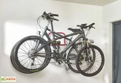 Mottez Support Mural Rabattable Pour 2 Vélos -Abri et rangement boutique support de velo mural