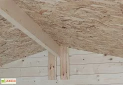 Alce Living Abri De Jardin En Bois Brut 3,9 M² 16 Mm - Gaeta -Abri et rangement boutique toit abri de jardin bois 2