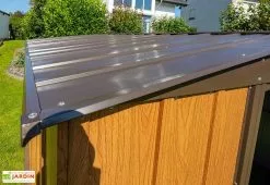 Spacemaker Abri De Jardin En Acier Galvanisé Imitation Bois Woodlake – 11,5 M² 11 Spacemaker Abri De Jardin En Acier Galvanisé Imitation Bois Woodlake – 11,5 M² -Abri et rangement boutique toiture remise jardin metal imitation bois