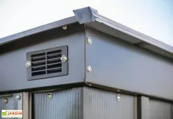 Spacemaker Armoire De Jardin En Acier Galvanisé 195 X 120 Cm 7 Spacemaker Armoire De Jardin En Acier Galvanisé 195 X 120 Cm -Abri et rangement boutique ventilation armoire jardin acier galvanise