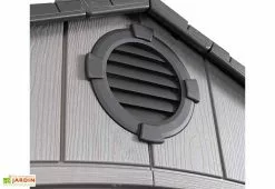 Lifetime Abri De Jardin En Résine Effet Bois – 7,11 M² 12 Lifetime Abri De Jardin En Résine Effet Bois – 7,11 M² -Abri et rangement boutique ventilation cabane jardin resine