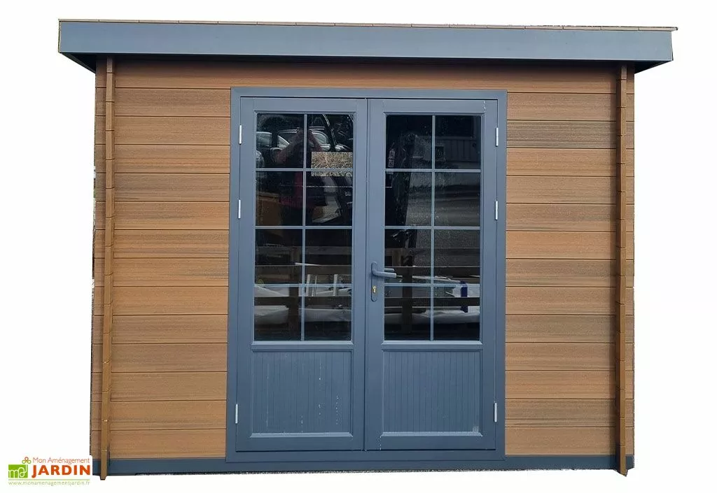 Green Outside Abri De Jardin En Aluminium Et Composite – 10 M² 4 Green Outside Abri De Jardin En Aluminium Et Composite – 10 M² – Image 2